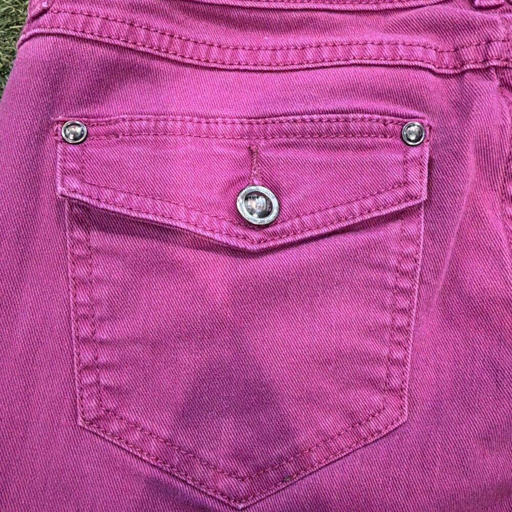 Elle pink jeans women's sz 8 Paris New York Tokyo Pants - Picture 10 of 10